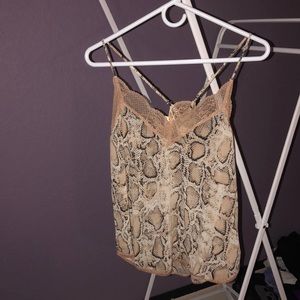 Vici Collection Snake Skin top